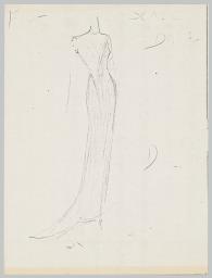 Fish Scale Dress (Materialtitel), Kostümentwurf, 1960 (circa)