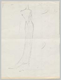 Fish Scale Dress (Materialtitel), Kostümentwurf, 1960 (circa)