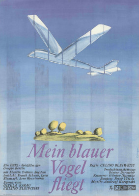 Szenenphoto: Mein blauer Vogel fliegt, Deutsche Demokratische Republik (DDR) 1975. MEIN BLAUER VOGEL FLIEGT
Plakat © DEFA-Stiftung