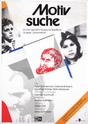 Szenenphoto: Motivsuche, Deutsche Demokratische Republik (DDR) 1989. MOTIVSUCHE
Plakat © DEFA-Stiftung