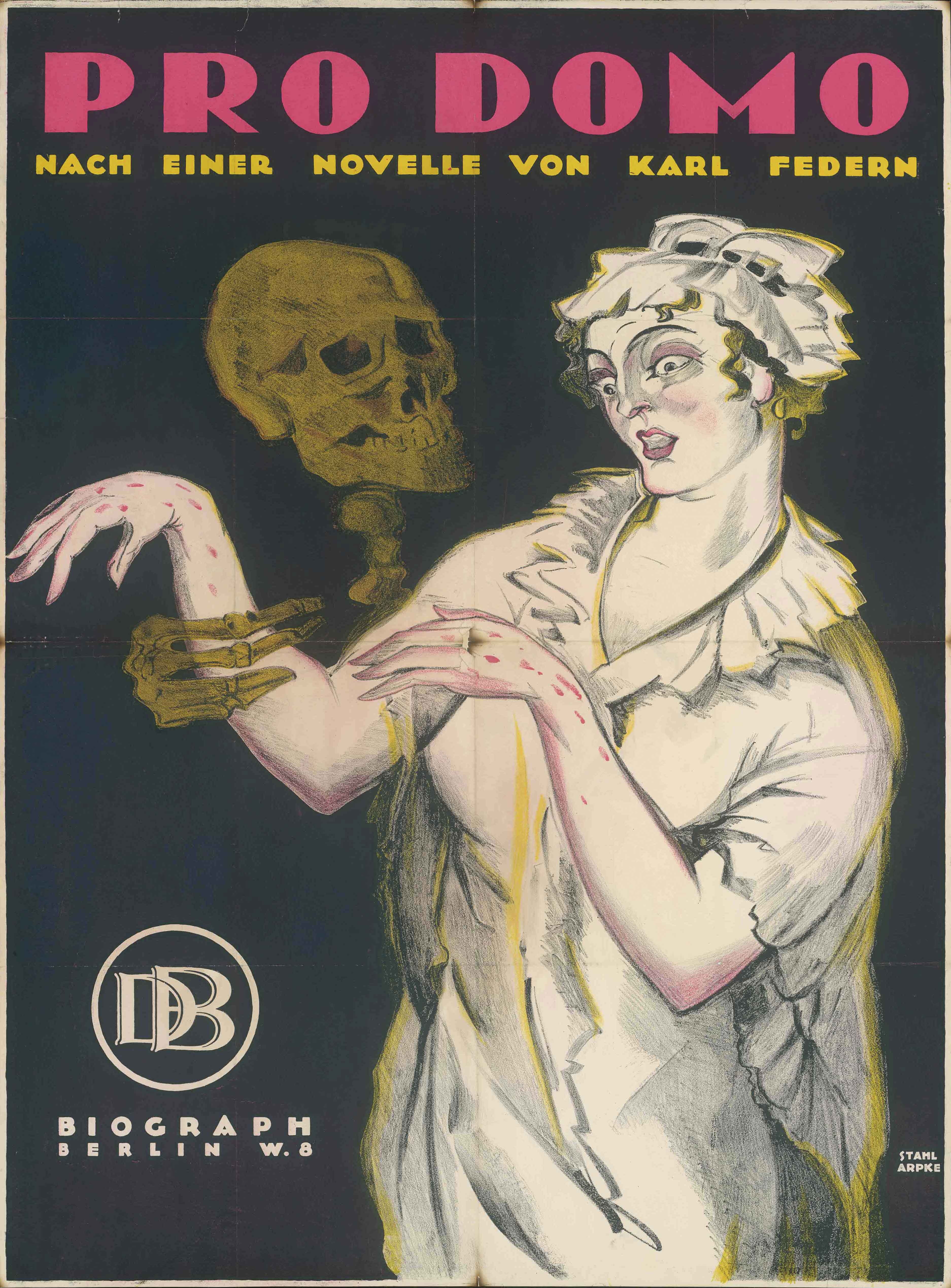 Film poster for Pro Domo, Germany 1916