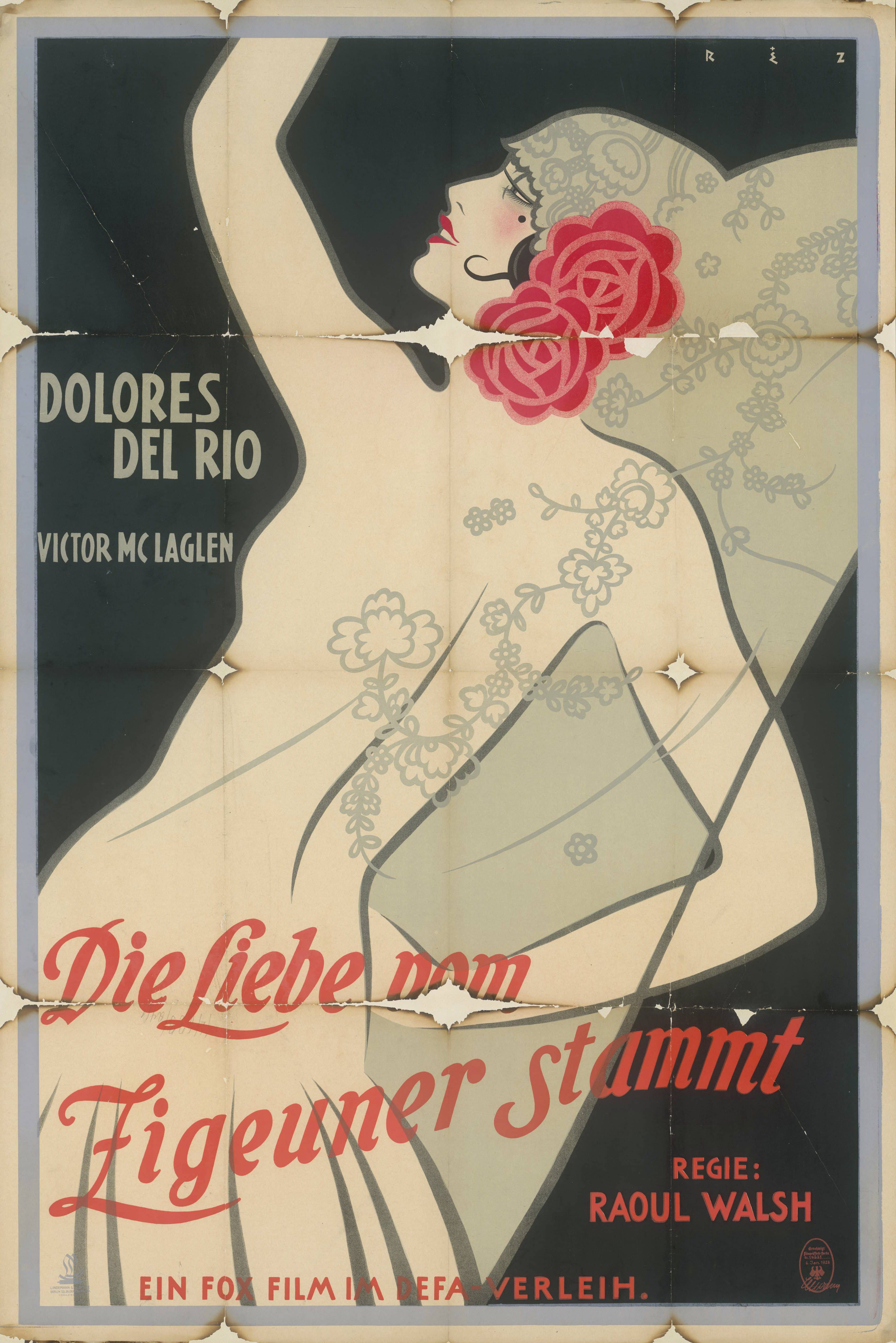 Film poster for Loves of Carmen, USA 1927