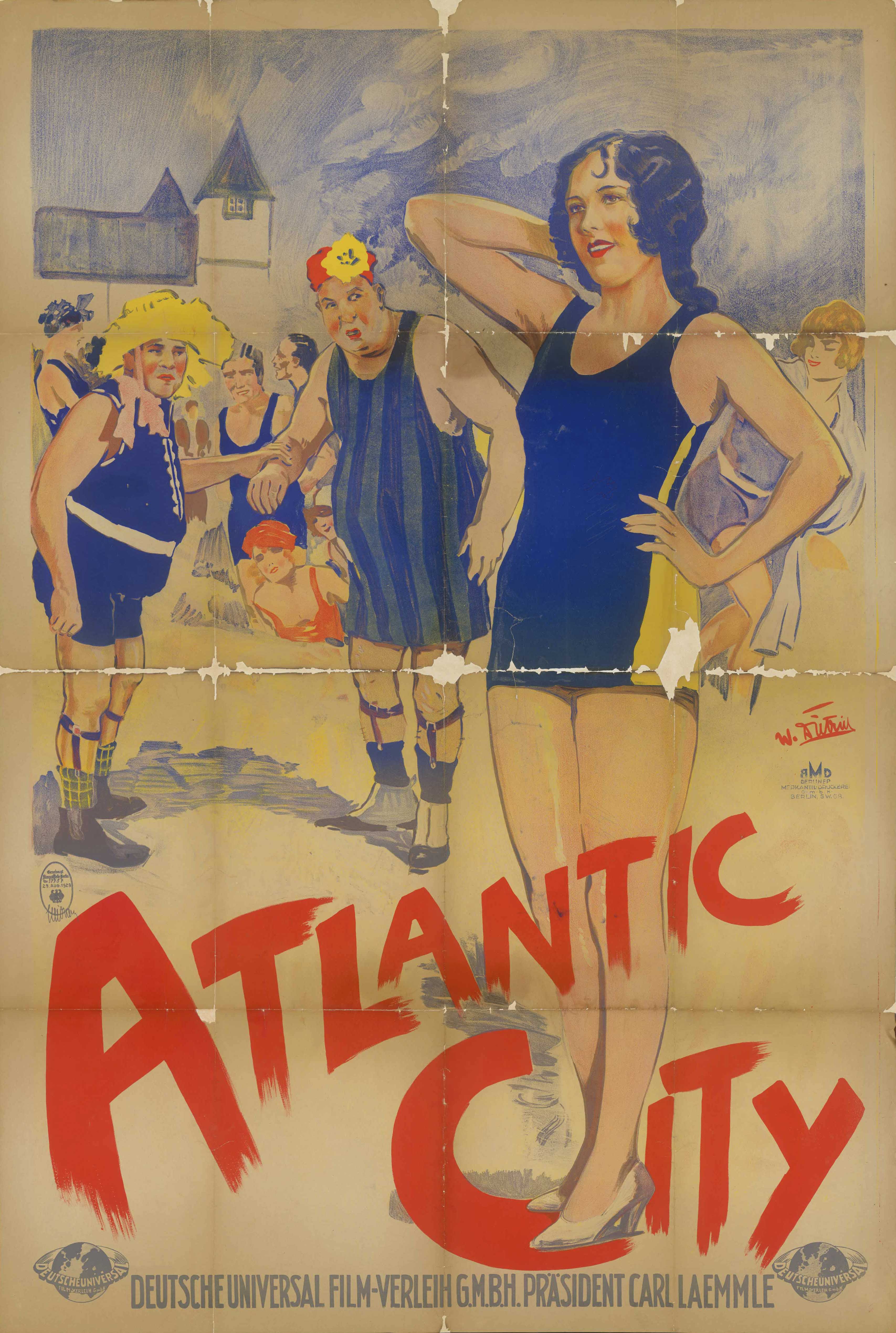 Film poster for The Cohens and Kellys in Atlantic City, USA 1929