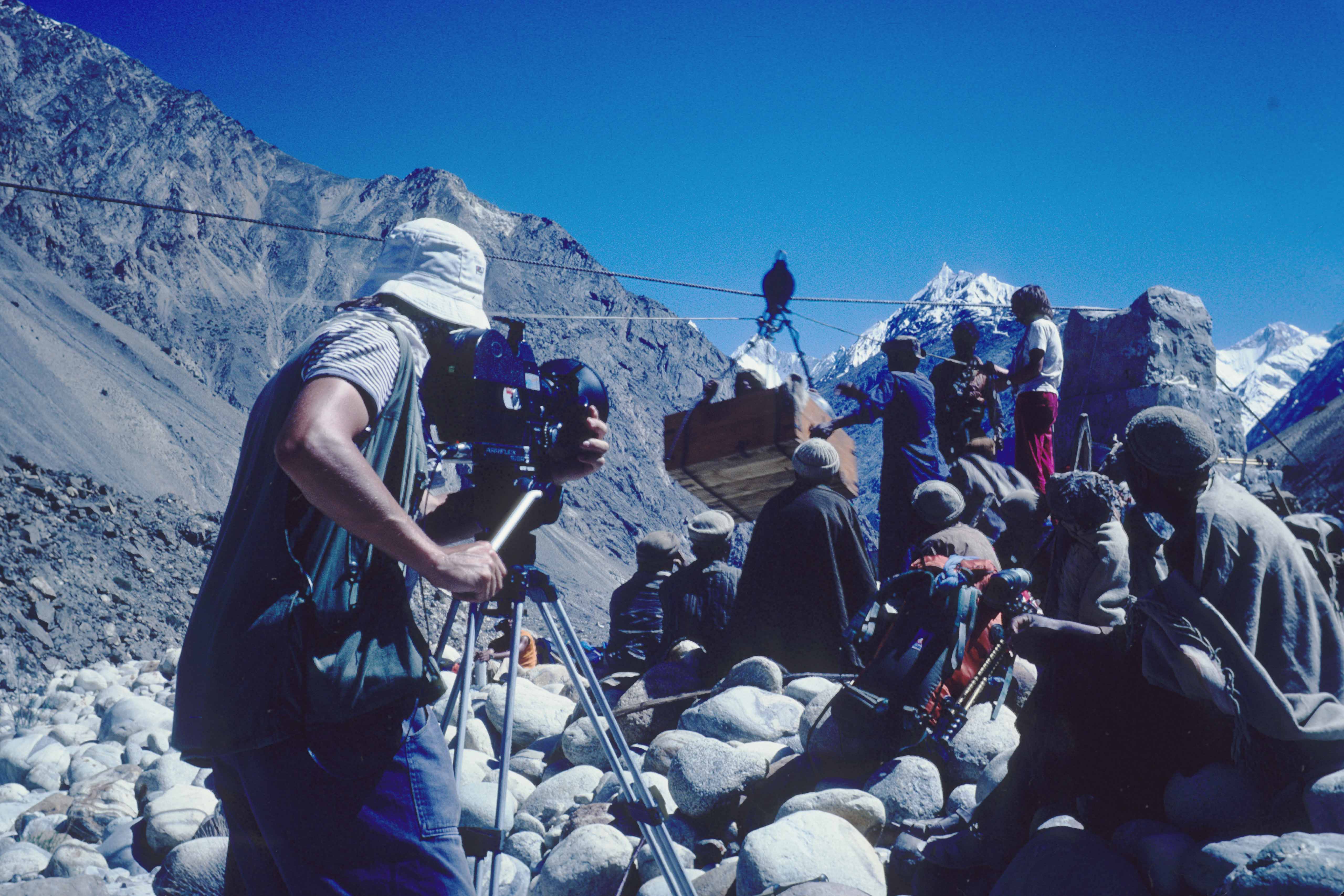 Behind the scenes of the film Gasherbrum – Der leuchtende Berg