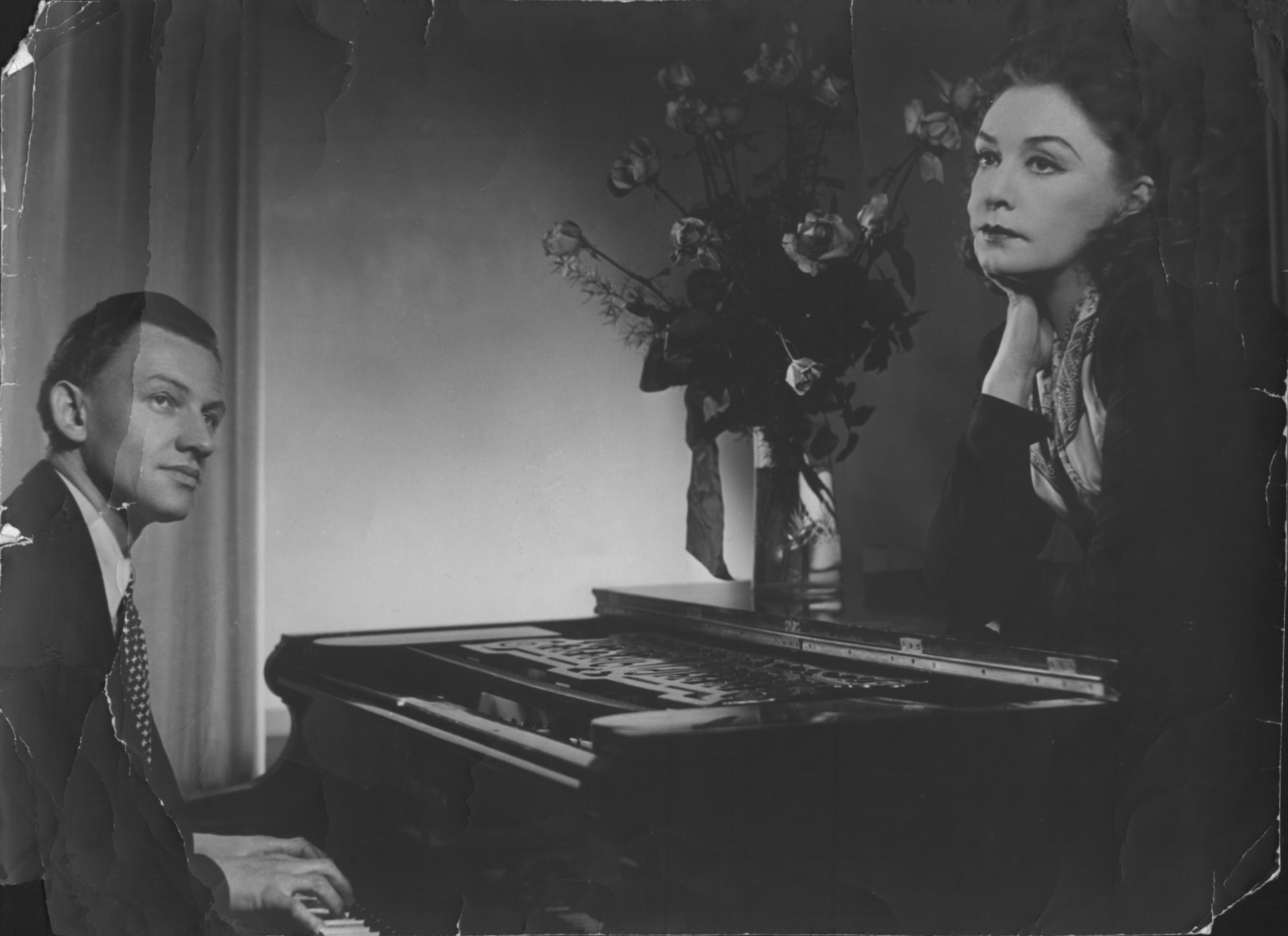 Photo of Michael Jary and Zarah Leander, 1941