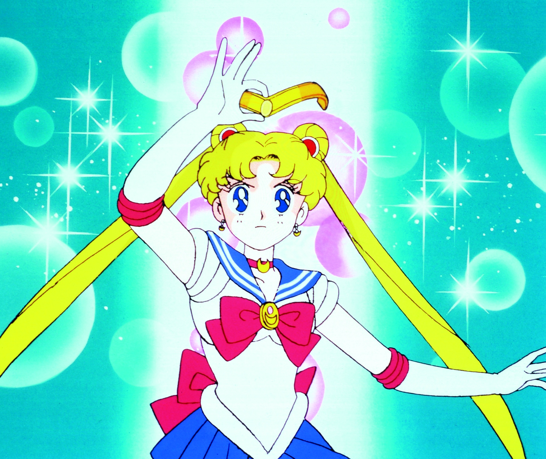Szenenfoto von Sailor Moon aus der Animationsserie Sailor Moon (Japan 1992-1997)
