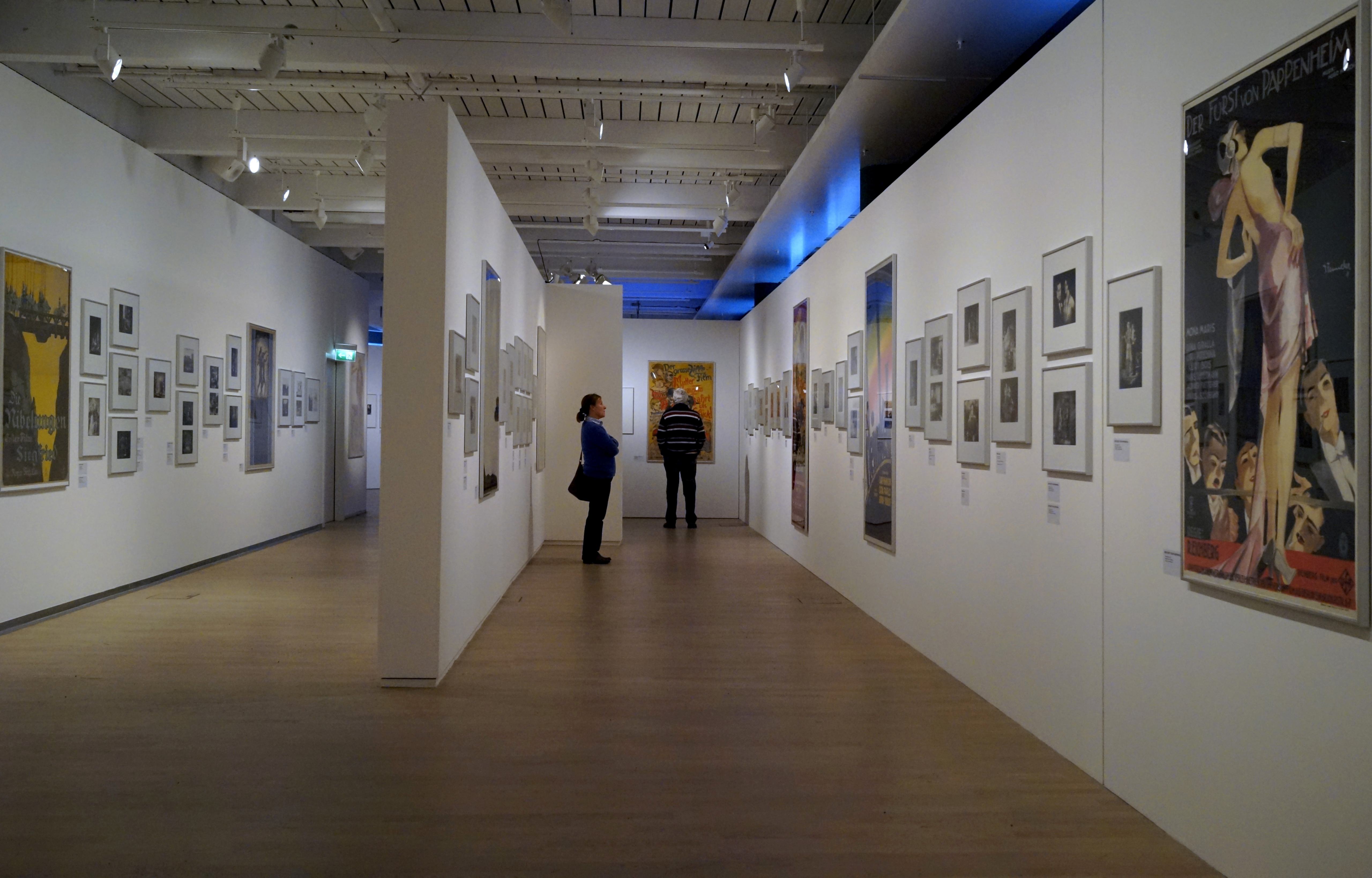 View of the exhibition "Light and Shadow – On the Film Set of the Weimar Republic", Deutsche Kinemathek, Berlin