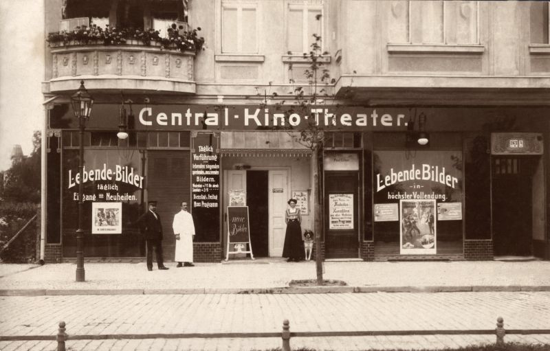 Historic photograph of a small Berlin cinema