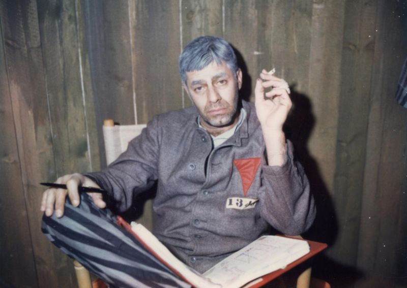 Jerry Lewis during the shooting of  The Day the Clown Cried  (F/S 1972) 