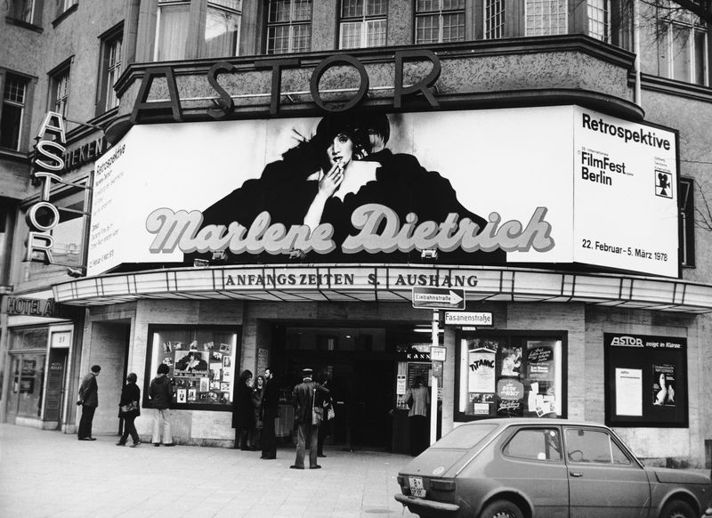 Retrospektive der Berlinale 1978, »Marlene Dietrich« im Astor-Kino Berlin