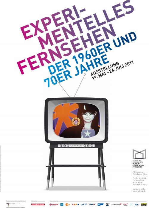 Poster for the exhibition Experimental Television