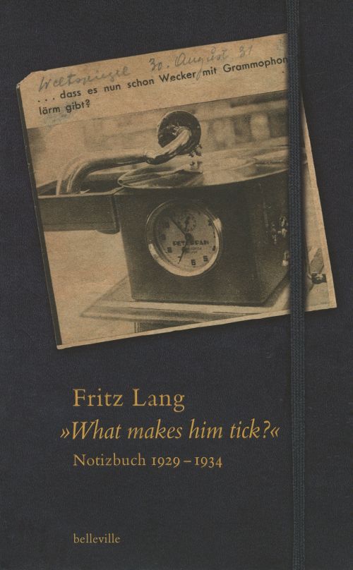 Buchcover zu Fritz Langs Notizbuch 1929 bis 1934