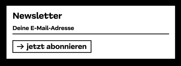 Der Bereich um sich beim Newsletter anzumelden. 