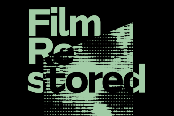 Key visual of the festival with the text Film Restored